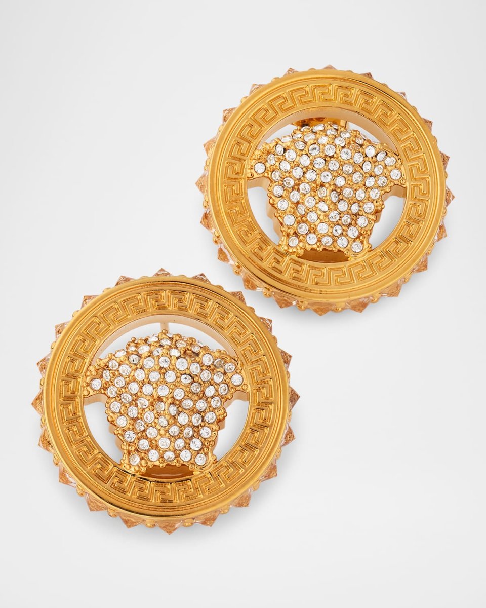 Crystal Medusa 95' Stud Earrings